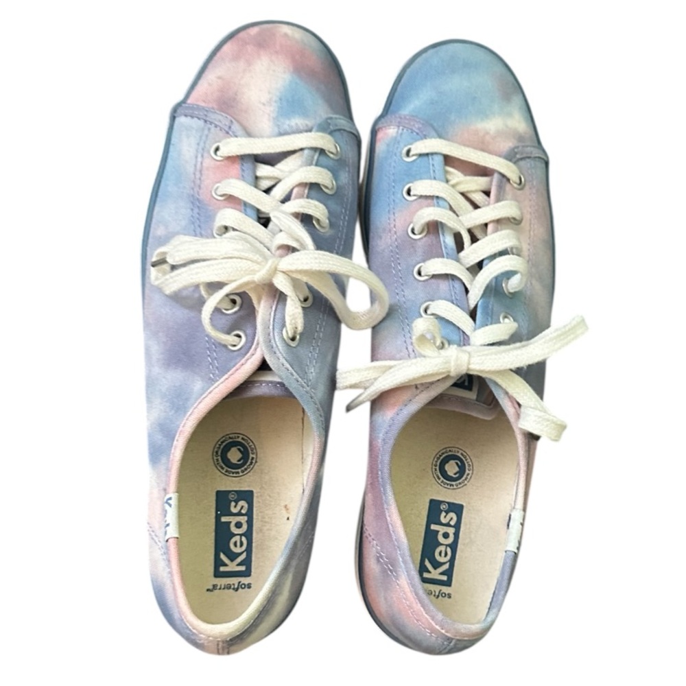 Keds Tie Dye Triple kick Canvas Sneakers - Picture 2 of 10